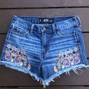 Distressed Hollister Shorts